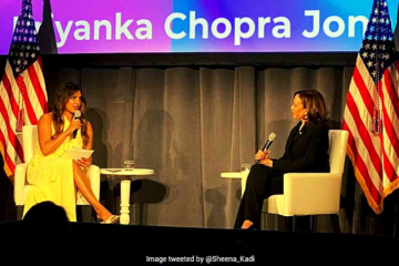 Priyanka Chopra Discusses Mansplaining, Abortion Laws With Kamala Harris