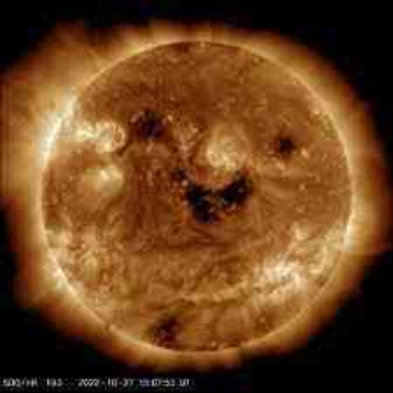 NASA Captures a Creepy Smiling Sun after the Eclipse