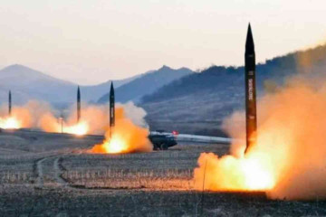 North Korea fires more Ballistic missiles as US flies Bombers over South Korea