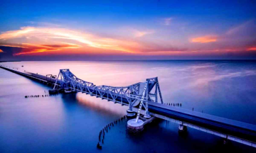 India's First Vertical Lift Bridge