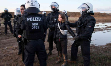 Greta Thunberg Arrested for Coal mine Protests