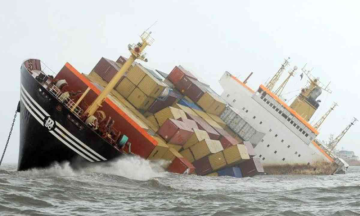 Cargo Ship sinks in Japan's sea