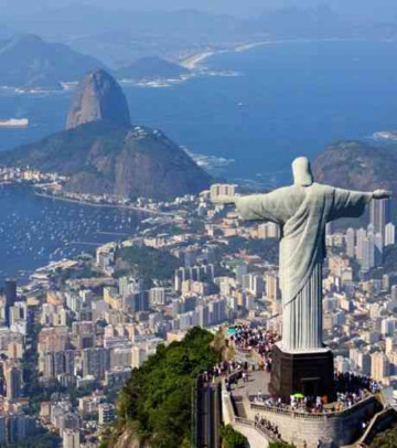 Divine Light? Lightning strikes Christ the Redeemer in Brazil creating a surreal image