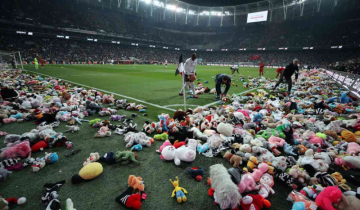 Teddy Bears Rained In This Football Match