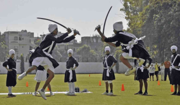 What is Gatka training that the Punjab police is undergoing?