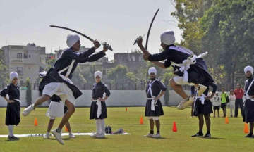 What is Gatka training that Punjab police is undergoing?