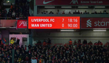 Liverpool Wins Against Manchester United With a Score of 7-0