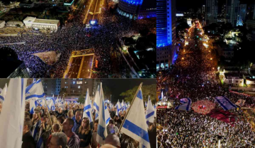 Biggest Protest in Israeli History against  Govt's Judicial Changes