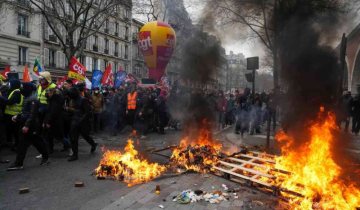 Protests in France as President Macron pushes through pension reform