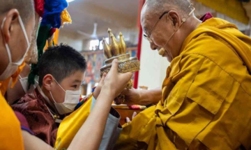 The 3rd highest leader in Buddhism: An 8 year old Mongolian boy