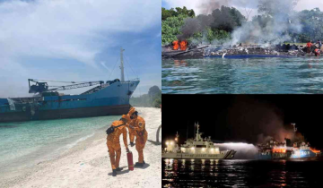 Passenger ferry catches fire in Philippines - kills 31 people