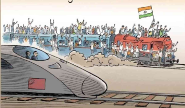 German magazine makes cartoon on India's population, people not happy