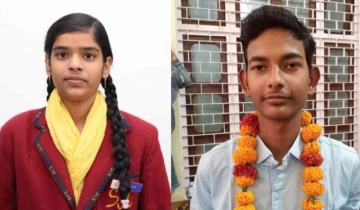 Shubh Chapra and Priyanshi Soni top UP board 2023 class 12 and class 10 exams respectively