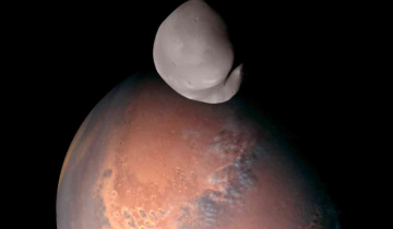 Mars has a wait-for-it... Lumpy Moon