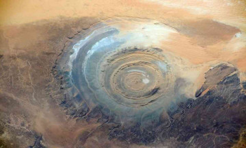 NASA astronauts snap incredible photos of the Eye of the Sahara from space