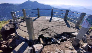 Cracks in Nainital's renowned Tiffin Top site prompt closure for tourists