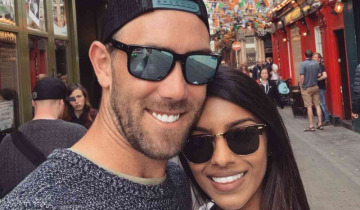 What is a rainbow baby  that Glenn Maxwell and wife are expecting?