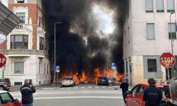 Did you catch this? A Truck carrying oxygen triggers a massive Milan explosion