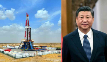 10,000-meter deep hole to the earth's crust is being drilled by China