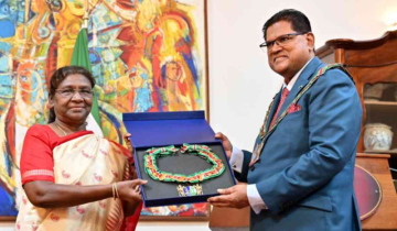 President Droupadi Murmu Honoured with Suriname's Highest Civilian Award