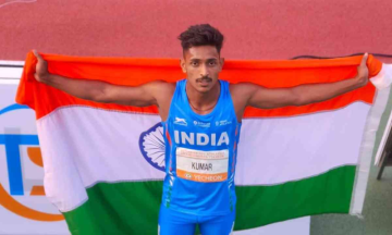 Sunil Kumar wins gold at Asian U-20 Athletics Championship