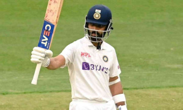 Rahane set new record: first Indian to hit half century in WTC finals