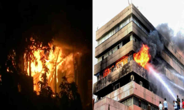 Madhya Pradesh: Massive fire at govt building under control after 14-hours