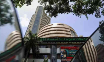 Sensex drops 75 points, Rupee drops 4 paise in the opening session