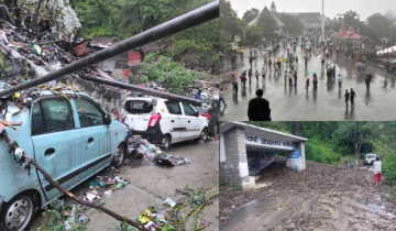 Heavy rains in Himachal Pradesh causes turmoil