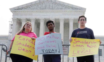 US Supreme court strikes down education loan forgivement bill for millions of Americans