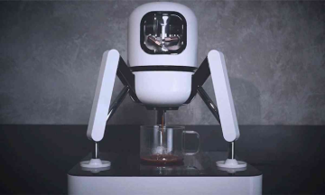LG की नई इंस्टेंट कॉफी मशीन दिखती है, अपोलो चंद्र लैंडर की तरह