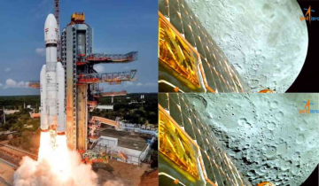 ISRO releases first Moon images from Chandrayaan-3 as it reaches lunar orbit