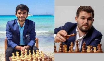 Magnus Carlsen breaks D Gukesh's streak