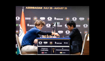 Praggnanandhaa draws with Carlsen at the Chess World Cup