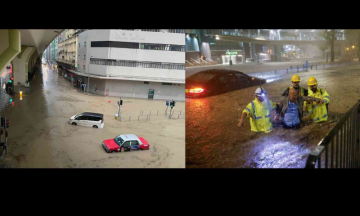 Hong Kong witnesses heaviest downpour in 140 years