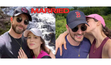 Chris Evans, 42, ties the knot with girlfriend Alba Baptista, 26