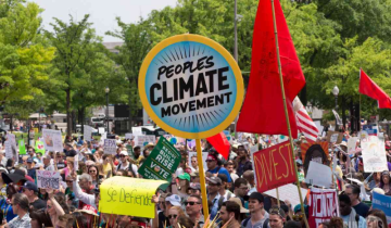 Midtown Manhattan Transforms into Haven for Climate Activism as Thousands Rally for Change