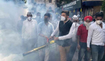 Fogging in Delhi to curb Dengue ,1000 machines to be deployed.