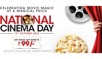 Cinephile's Delight: Tickets to cost just Rs. 99 on October 13 for National Cinema Day