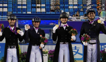 Indian equestrian dressage team wins Gold at Asian Games after 41 years