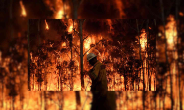 Bushfires in southeast Australia amid rising heatwave; tripled in size overnight