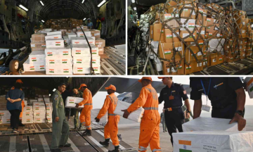 India sends Humanitarian Aid to War-Scarred Gaza Strip with: Medical Supplies and Disaster Relief