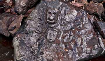 Ancient engraving's emerge as Brazil's Amazon faces drought