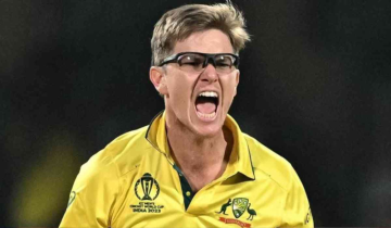 Adam Zampa, Aussi Spin-Bowler tours Taj Mahal with family