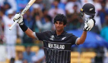 Rachin Ravindra makes history with century against Pakistan in ODI World Cup 2023