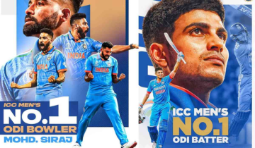 Indian cricketers at Top: Siraj and Shubman Gill No.1 ODI bowler and batter in ICC rankings