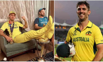 Mitchell Marsh puts his feet on World Cup trophy, trolled