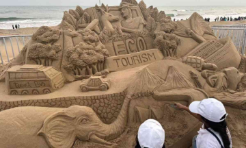 Odisha's International Sand Art Festival begins in Puri