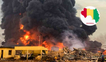 Deadly explosion at Guinea's fuel depot claims 13 lives, 178 injured