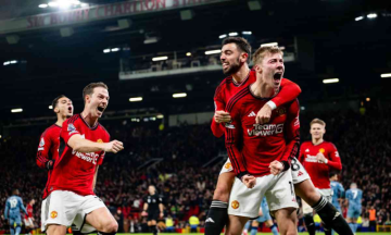 Manchester United's Hojlund's First Goal Seals 3-2 Win Over Aston Villa